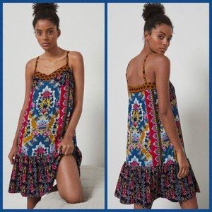 NWOT $138 Anthropologie Zadie Velvet Slip Dress Small